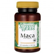 Maca 500mg 60 caps Extrato da Raiz Swanson